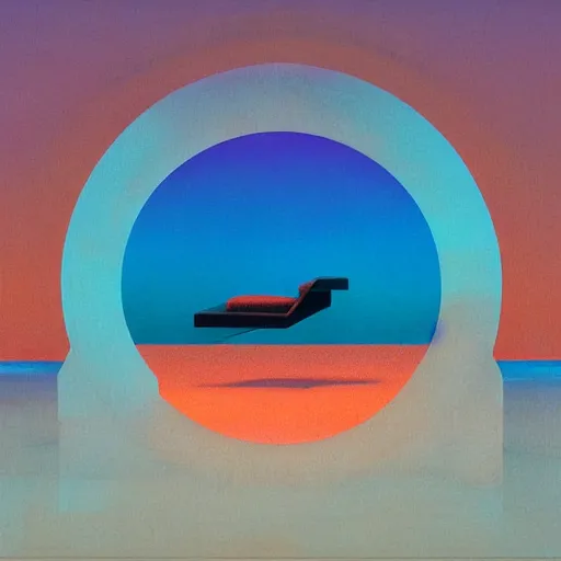 Prompt: ancient boring symetrical sea circle falcon chaise recipe tangerine, by beksinski and vincent di fate and beeple, synthwave, 2 0 megapixels, black velvet painting