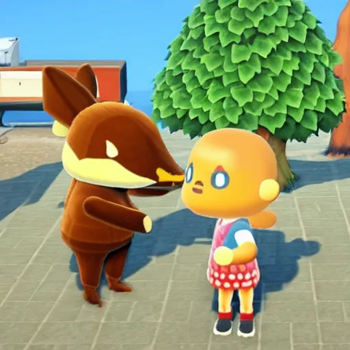 Image similar to Animal Crossing characters in GTA V