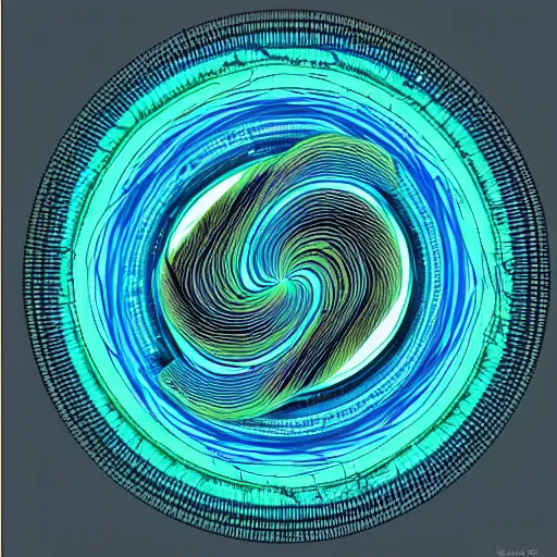 Prompt: an engineering drawing of the big bang in the style of trapper keeper art