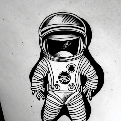 Image similar to old school, traditional style tattoo sketch of frog in a space suit in front of the mars drawn by sailor jerry, vic james, electric martina, heath clifford, kimi vera