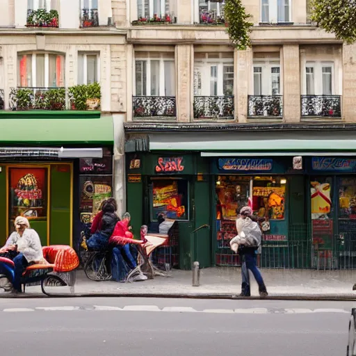 Image similar to the corndog subway in paris