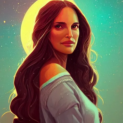 Image similar to beautiful charming goddess of sunshine and roses, inspired by natalie portman and stephanie beatriz, character art portrait, deviantart artstation, by alena aenami, by michael whelan, behance hd, bokeh