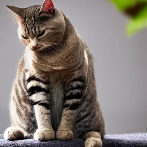 Image similar to cat in facepalm pose