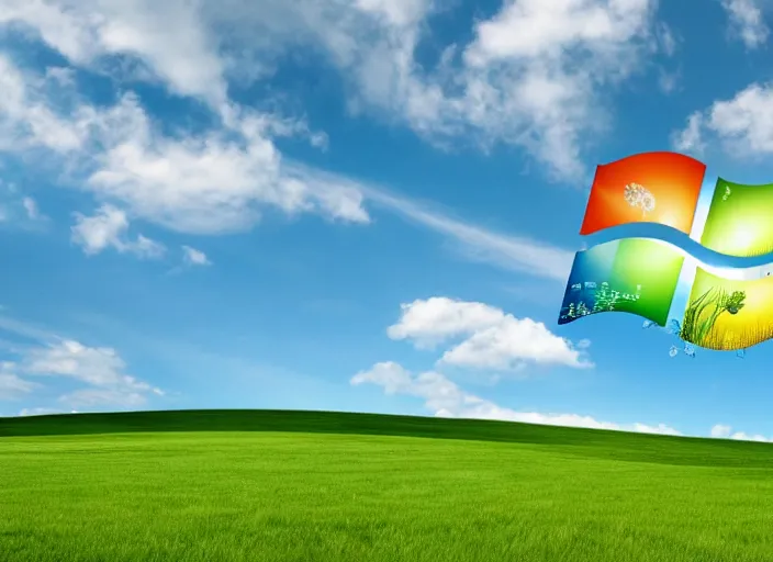 a modern windows wallpaper with the windows logo | Stable Diffusion ...