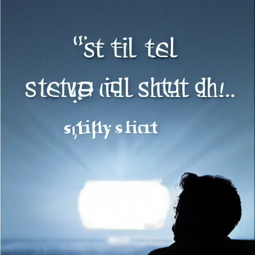 Image similar to i still see the light, i still see the light, and when i go to sleep i think about you every night