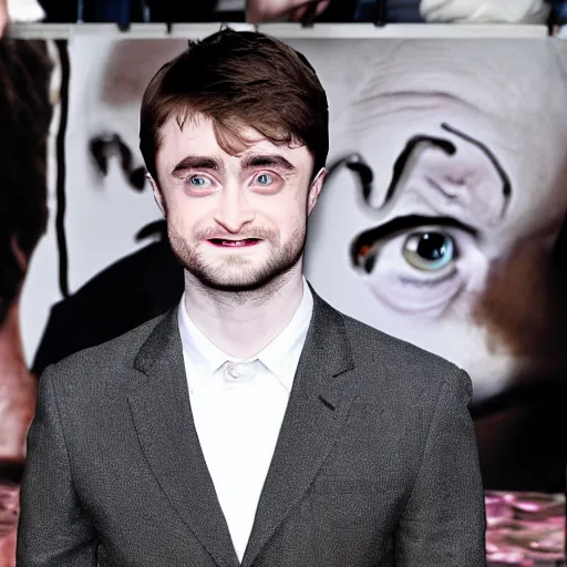 Image similar to Daniel Radcliffe as Voldemort