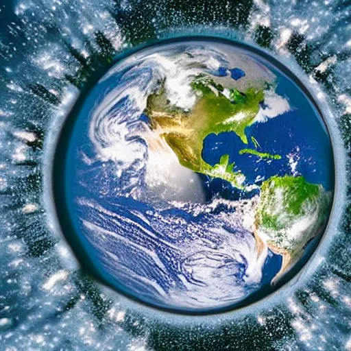 Image similar to Earth in an eye