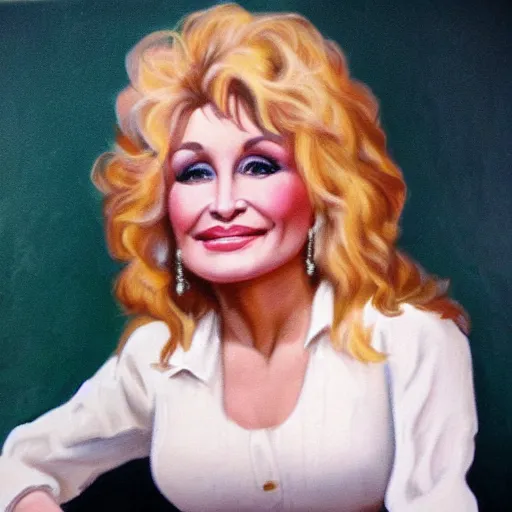 Image similar to young Dolly Parton portrait