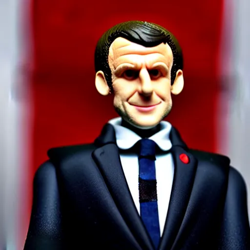 Image similar to emmanuel macron action figure