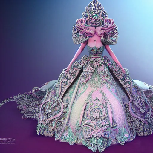 Image similar to gorgeous princess, ornate 4 k intricate detailed octane render