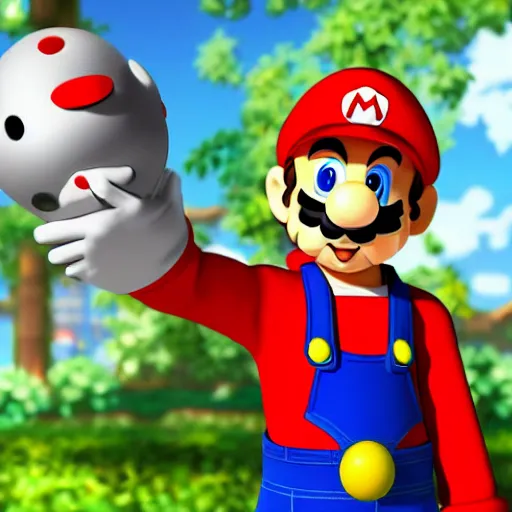 Image similar to anime mario