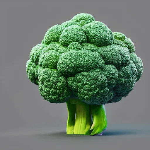 Image similar to [ anthropomorphic broccoli ]!! has an elizabeth olsen face, trending on zbrush, unreal engine 5, cgsociety contest winner, intricate, detailed, 4 k quality, concept art