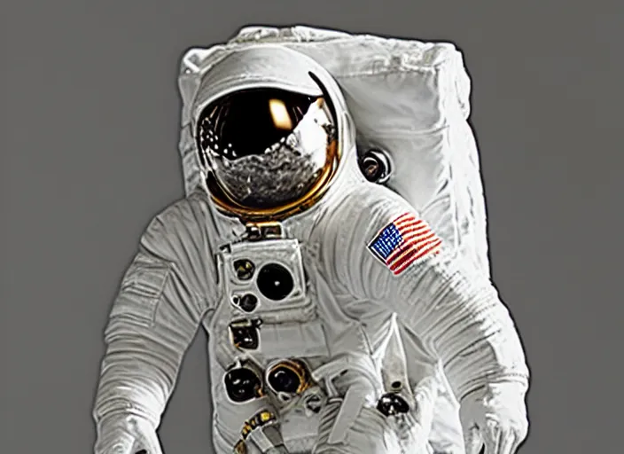 Prompt: Image on the store website, eBay, Full body, 80mm resin figure of an astronaut