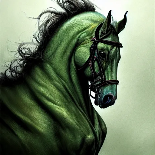 Image similar to concept art by artgerm, pestilence of the four horsemen of the apocalypse, soft green natural light, intricate, hooded death riding a horse, highly detailed dark art, digital painting, artstation, concept art, smooth, sharp focus, illustration, art by greg rutkowski and luis rollo and uang guangjian and gil elvgren, symmetry!