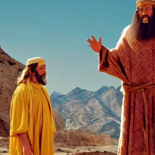 Prompt: the story of moses by wes anderson