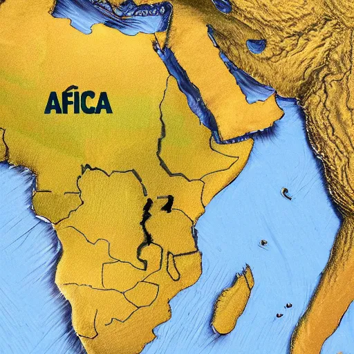 Image similar to a extremely ultra highly detailed hi - res ultra highly detailed logo of africa, zoom out, 8 k, high textures, ultra hyper sharp, insanely detailed and intricate, super detailed, 8 k hdr ultra high quality digital art,