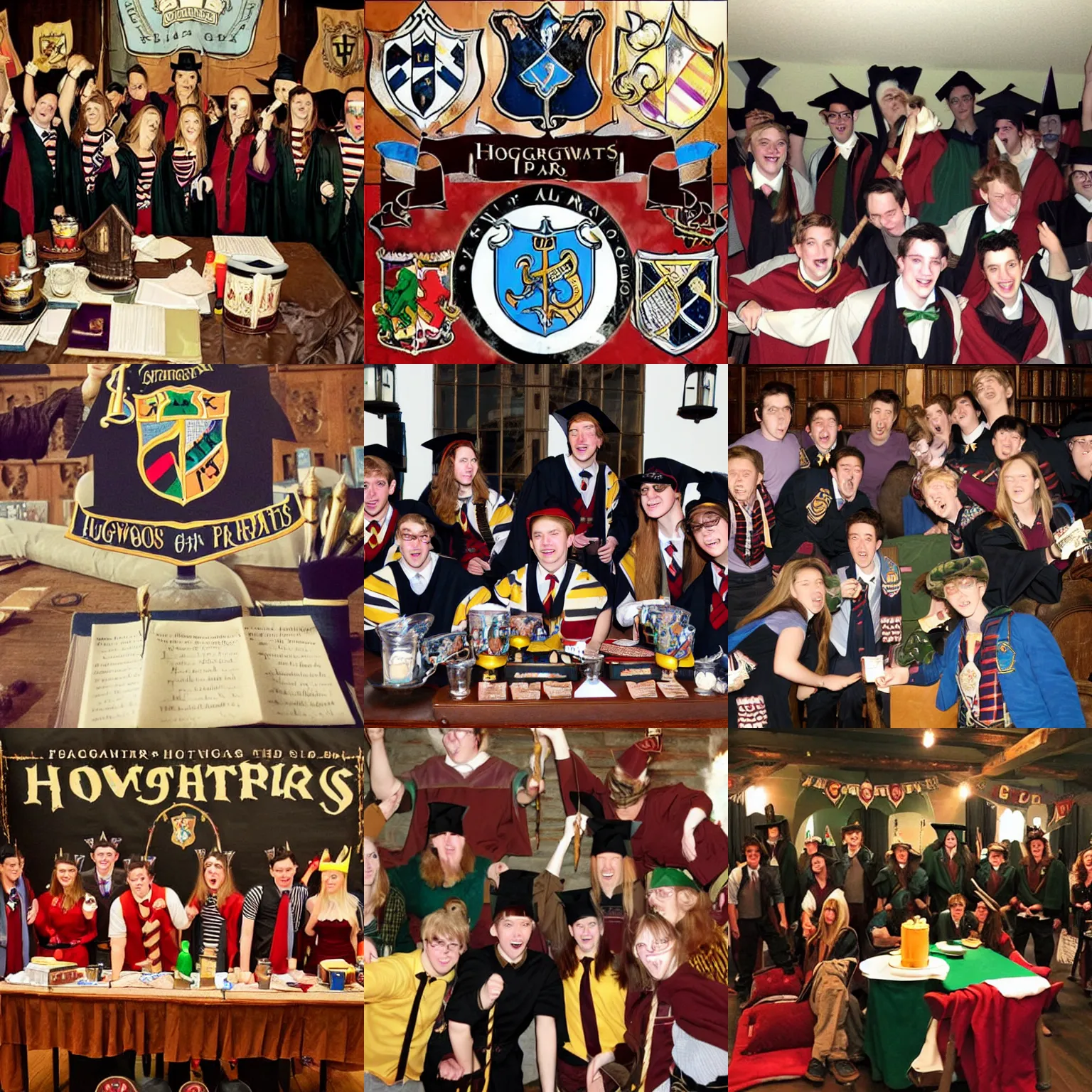 hogwarts college frat party Stable Diffusion