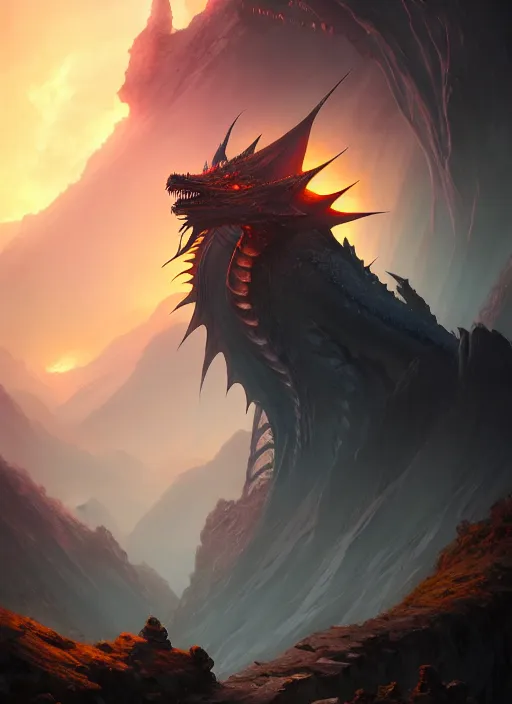 Image similar to eye of fantasy dragon, cinematic view, detailed, high detail, warm lighting, volumetric, godrays, vivid, beautiful, trending on artstation, by jordan grimmer, huge scene, art greg rutkowski