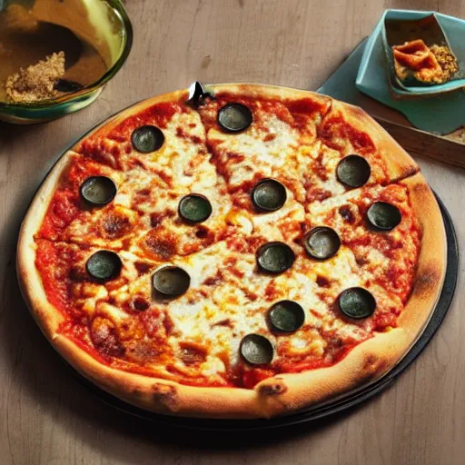 Image similar to pizza pie, cookbook photo