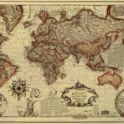 Image similar to cartography map art, highly detailed, vintage typography