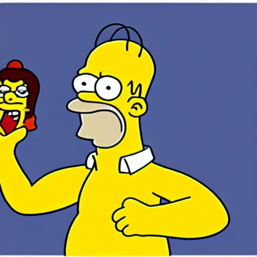 Image similar to Homer Simpson as a Family Guy character
