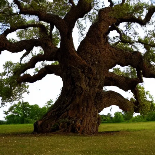 Image similar to oak tree growing out of a heart