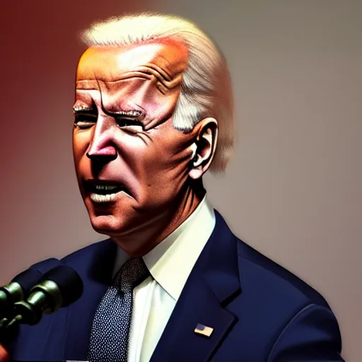 Prompt: joe biden doing funny facial expressions, dramatic lighting, cinematic, establishing shot, extremly high detail, photorealistic, cinematic lighting, artstation, style by James Gurney