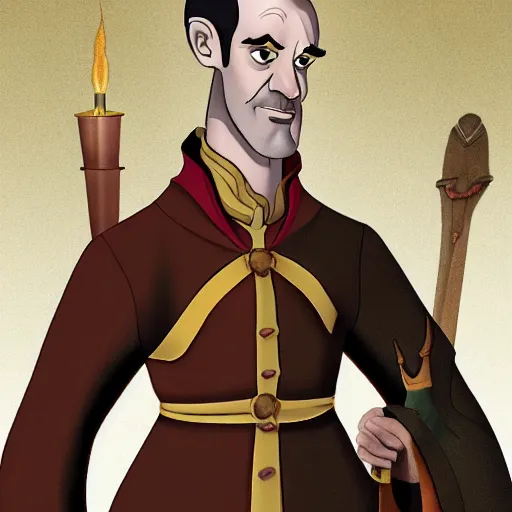 Prompt: stannis baratheon as a disney character