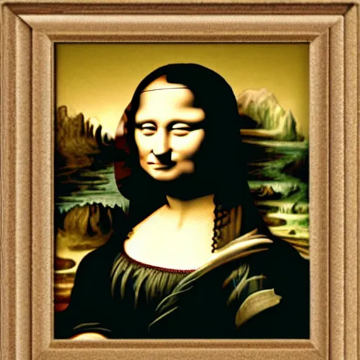 Image similar to Donald Trump in the style of the mona lisa