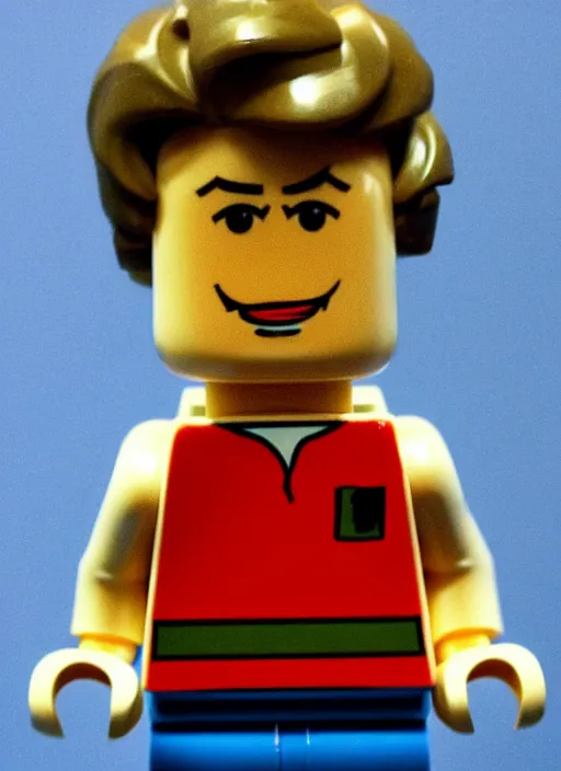 Image similar to Mark Zuckerberg as a Lego figure, LEGO photo, photography,