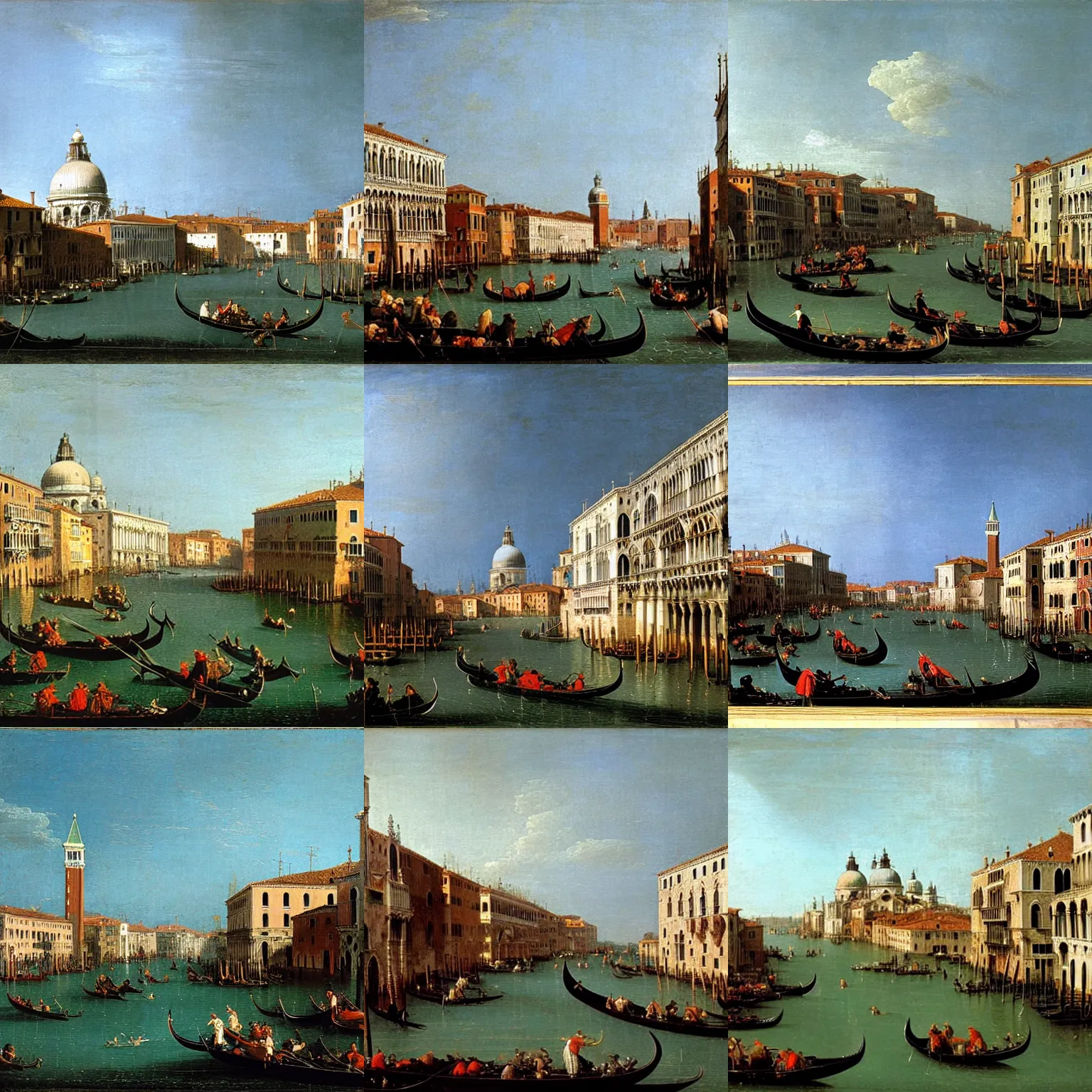 Prompt: Venice Water City, Canaletto