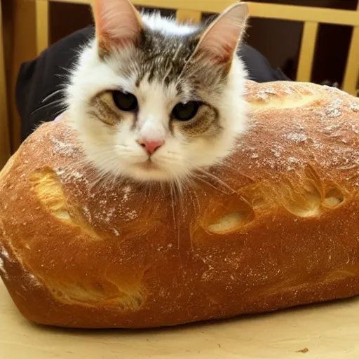 Image similar to bread cat