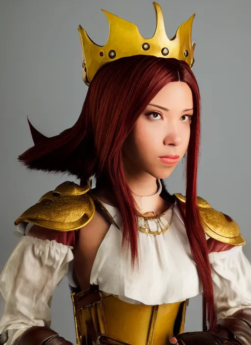 Image similar to a full portrait photo of real - life princess garnet final fantasy ix character, f / 2 2, 3 5 mm, 2 7 0 0 k, lighting, perfect faces, award winning photography.