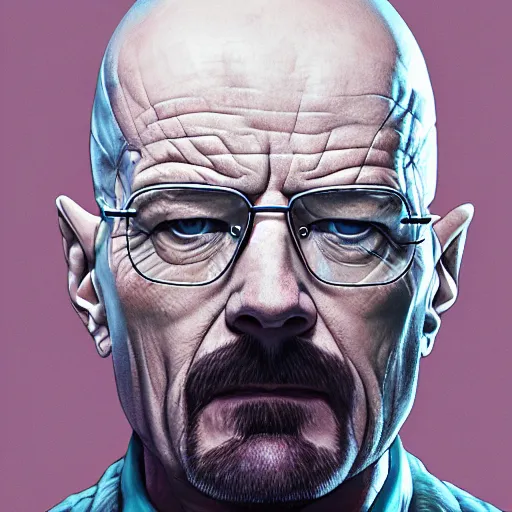 Prompt: walter white, hyper detailed, digital art, trending in artstation, cinematic lighting, studio quality, smooth render, unreal engine 5 rendered, octane rendered, art style by klimt and nixeu and ian sprigger and wlop and krenz cushart