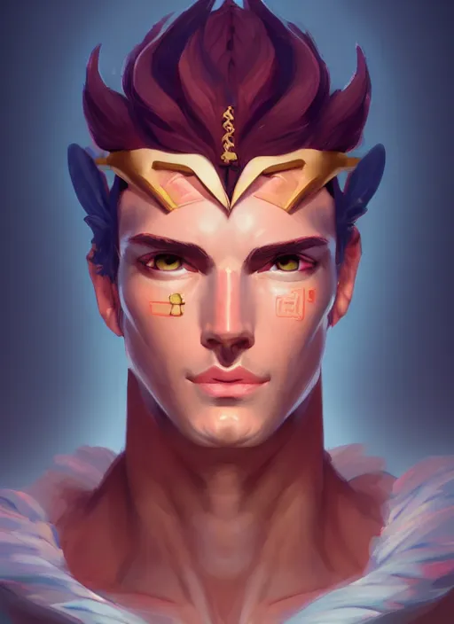 Image similar to the god hermes, portrait, sharp focus, digital art, concept art, detailed, post processed, dynamic lighting, trending on artstation, by emylie boivin and rossdraws