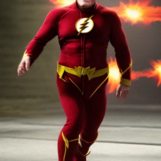 Image similar to danny devito as the flash