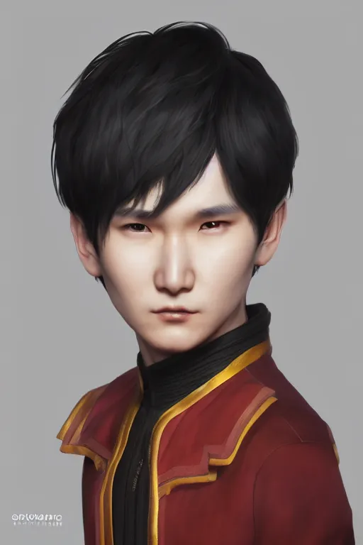 Image similar to YOONGI ZUKO, portait photo, profile picture, hyperrealistic, concept art, octane render, unreal engine 5, digital art, high quality, highly detailed, 8K, cute, defined face, elegant clothes, trending on DeviantArt