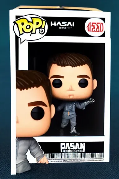 Image similar to “ very very intricate photorealistic photo of a hasan piker funko pop on a white background, award - winning details ”