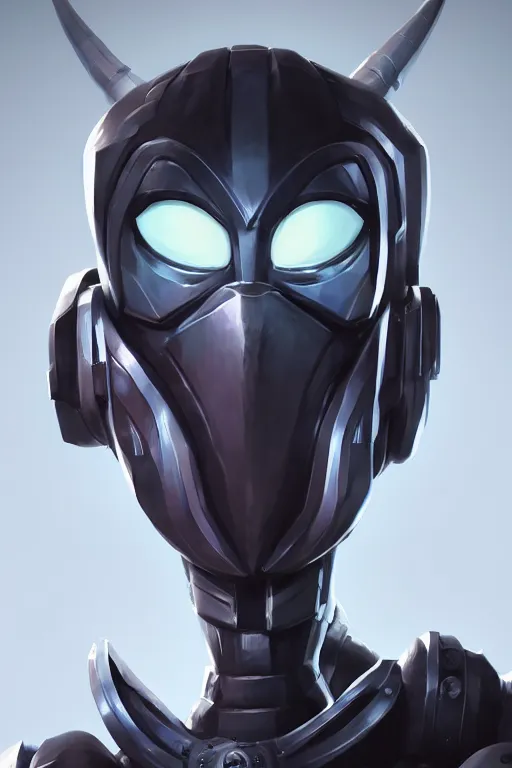 Image similar to epic mask helmet robot ninja portrait stylized as fornite style game design fanart by concept artist gervasio canda, behance hd by jesper ejsing, by rhads, makoto shinkai and lois van baarle, ilya kuvshinov, rossdraws global illumination radiating a glowing aura global illumination ray tracing hdr render in unreal engine 5