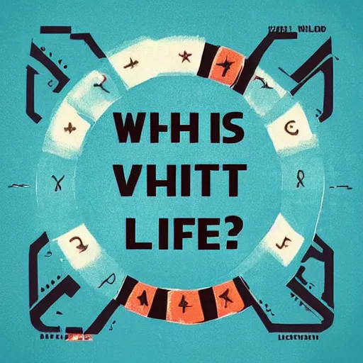 Image similar to “what is life”