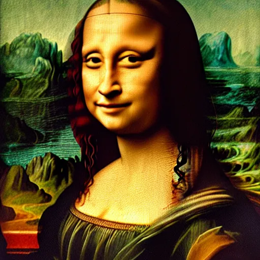 Image similar to Dwayne Johnson in the Mona Lisa painting 4k detail