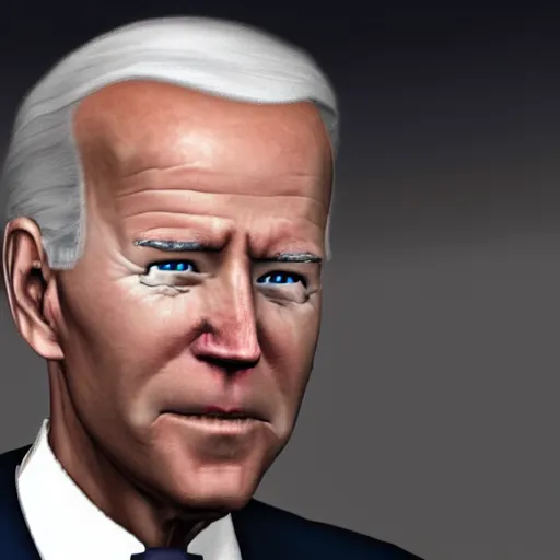 Image similar to screenshot of joe biden in morrowind