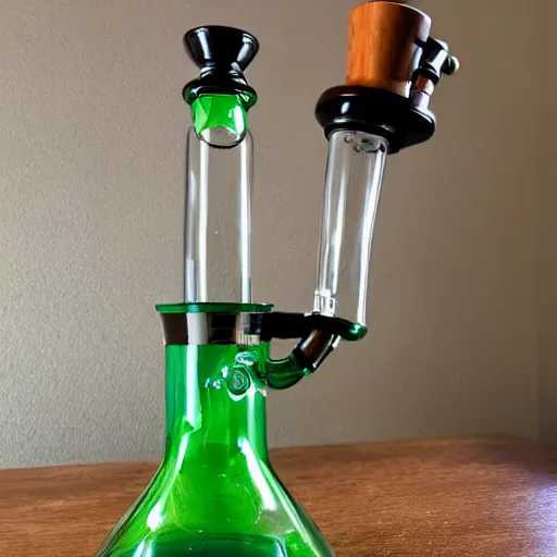 smoking weed out of a bong, Stable Diffusion