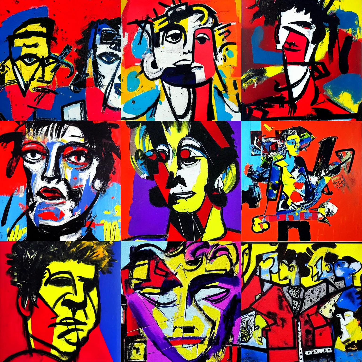 Prompt: a painting by herman brood