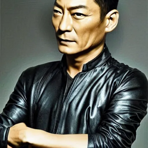 Image similar to selfie photo,actor andy lau , photorealistic, hyperrealism, hyperrealistic, highly detailed