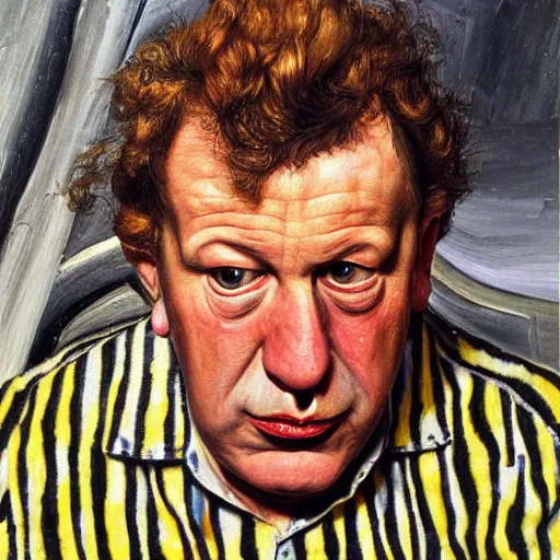 Prompt: high quality high detail painting by lucian freud, hd, jello biafra