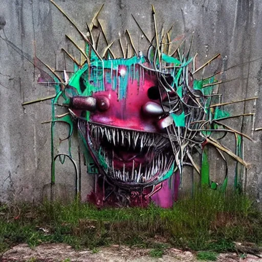 Image similar to just art for dark metal music, no words, no letters, only art by bordalo ii