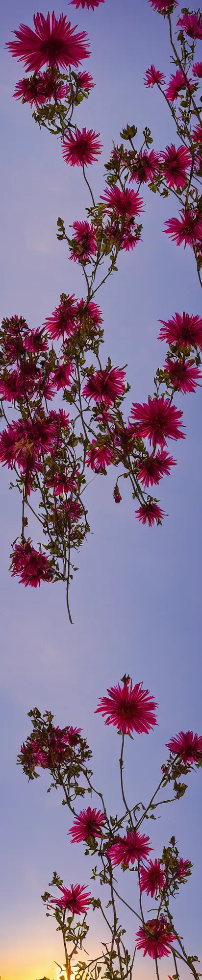 Image similar to vertical sundown flowers