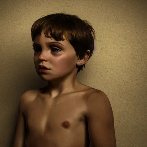Prompt: painful exile of curiosity and innocence, franz vohwinkel, 8 k resolution, dramatic lighting, cinematic, detailed