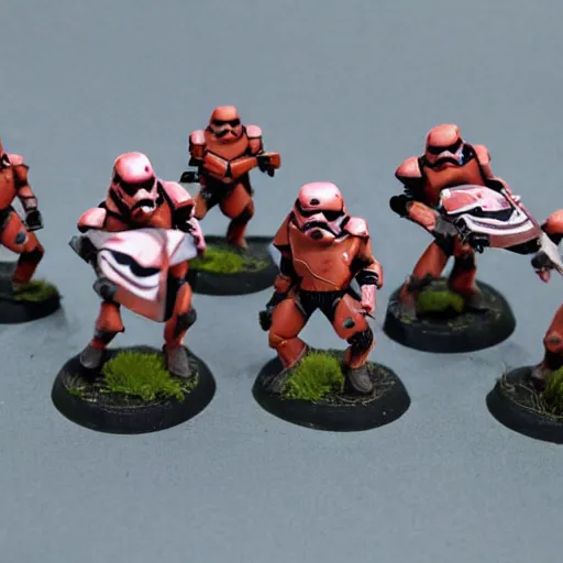 Image similar to doom's unit clone troopers holding shields